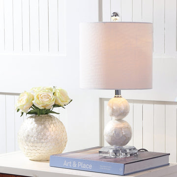 Bailey 19" Seashell LED Table Lamp - JONATHAN Y